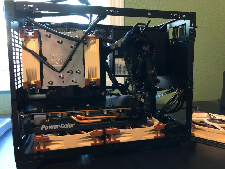 New PC side view without fan