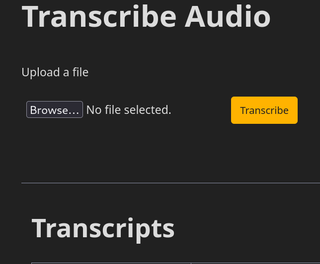Transcribe